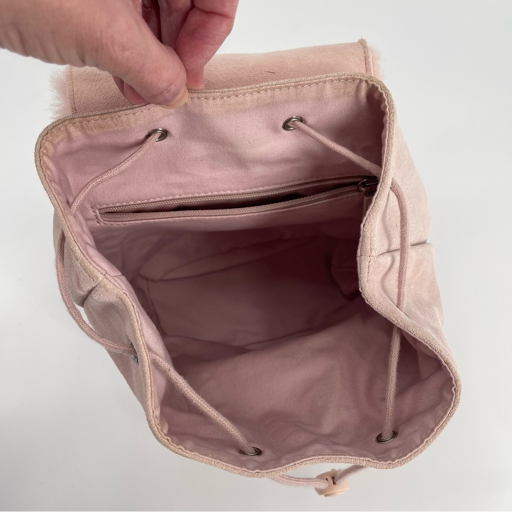 UGG Australia Nordie Light Pink Suede Mini Backpack Purse Cottagecore Coquette - Picture 14 of 15